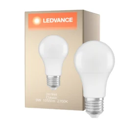 Ledvance Classic LED E27 Päron Matt 9W 1055lm - 827 Extra Varm Vit | Ersättare 75W