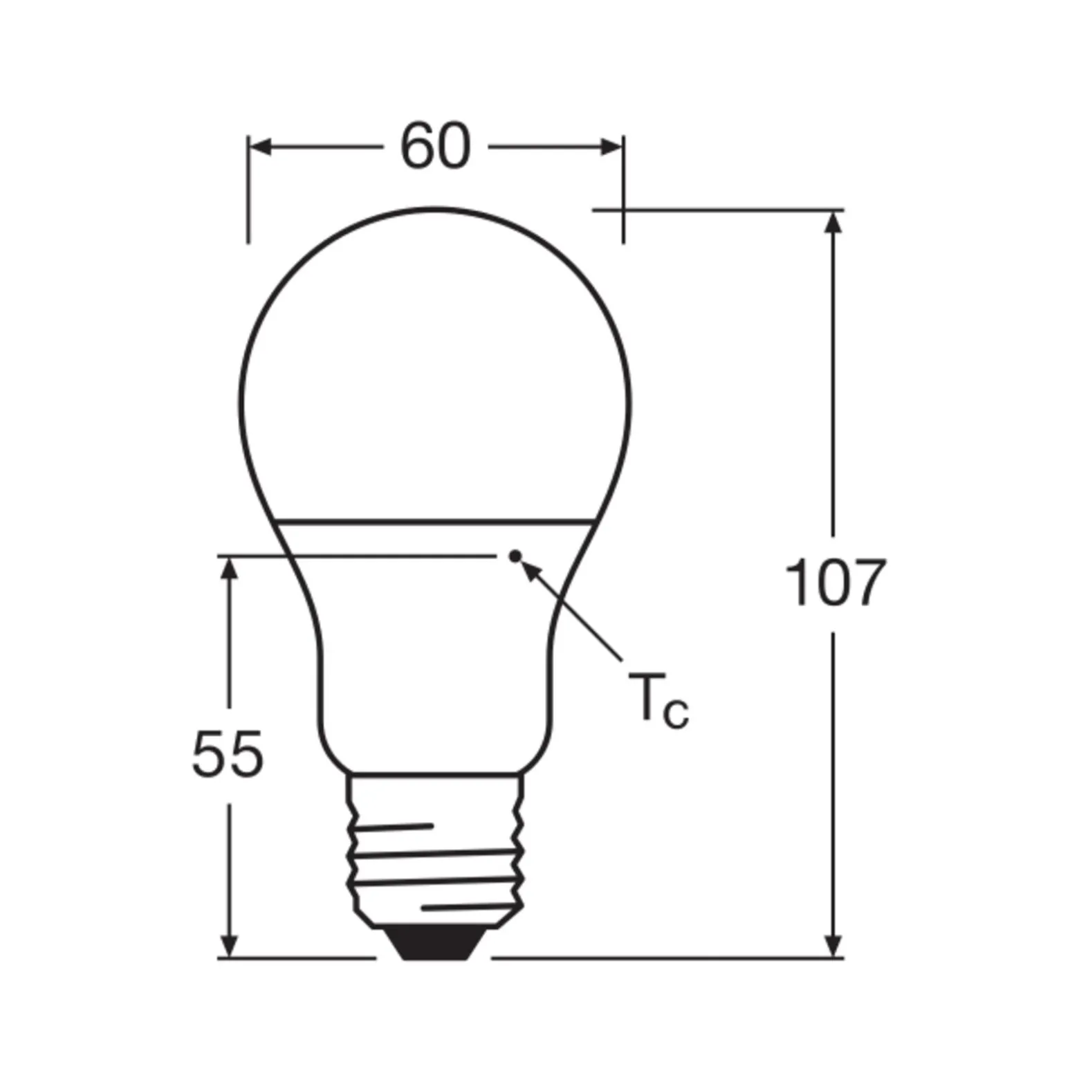 Ledvance Classic LED E27 Päron Matt 8.5W 806lm - 827 Extra Varm Vit | Ersättare 60W - Återvunnet