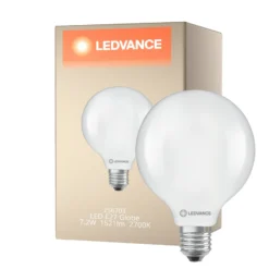 Ledvance Classic LED Globe E27 Globe Matt 7.2W 1521lm - 827 Extra Varm Vit | Ersättare 100W