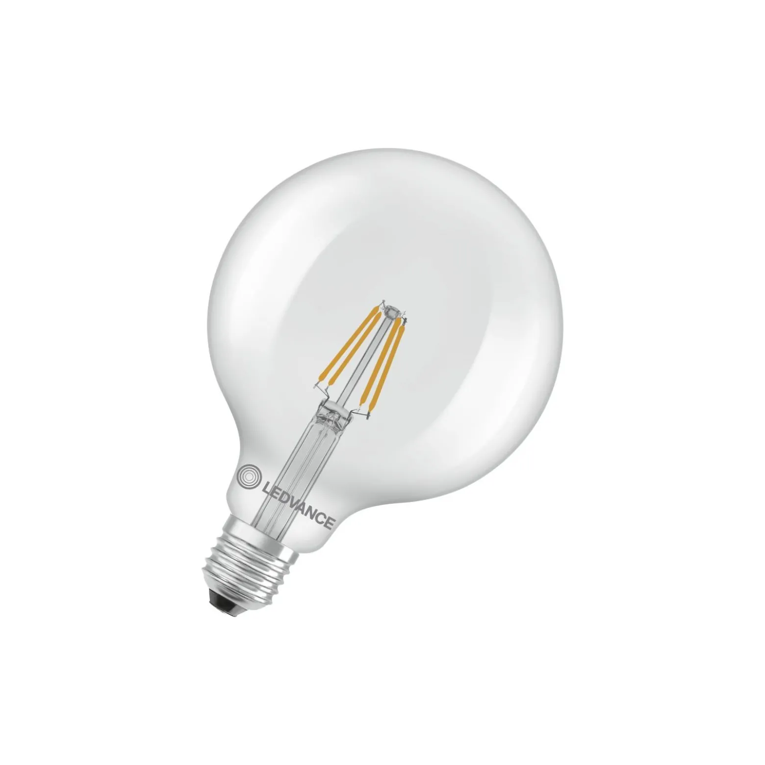 Ledvance Classic LED Globe LED E27 Globe Filament Klar 3.4W 470lm - 827 Extra Varm Vit | Ersättare 40W