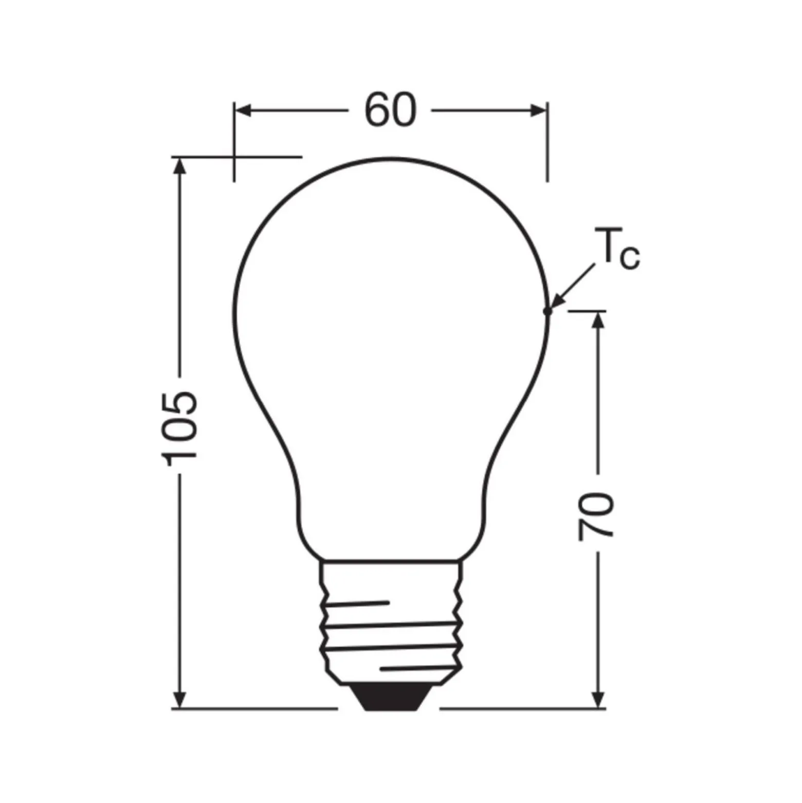 Ledvance Classic Superior LED Lampa E27 Päron Filament Matt 2.2W 470lm - 840 Kallvit | Ersättare 40W