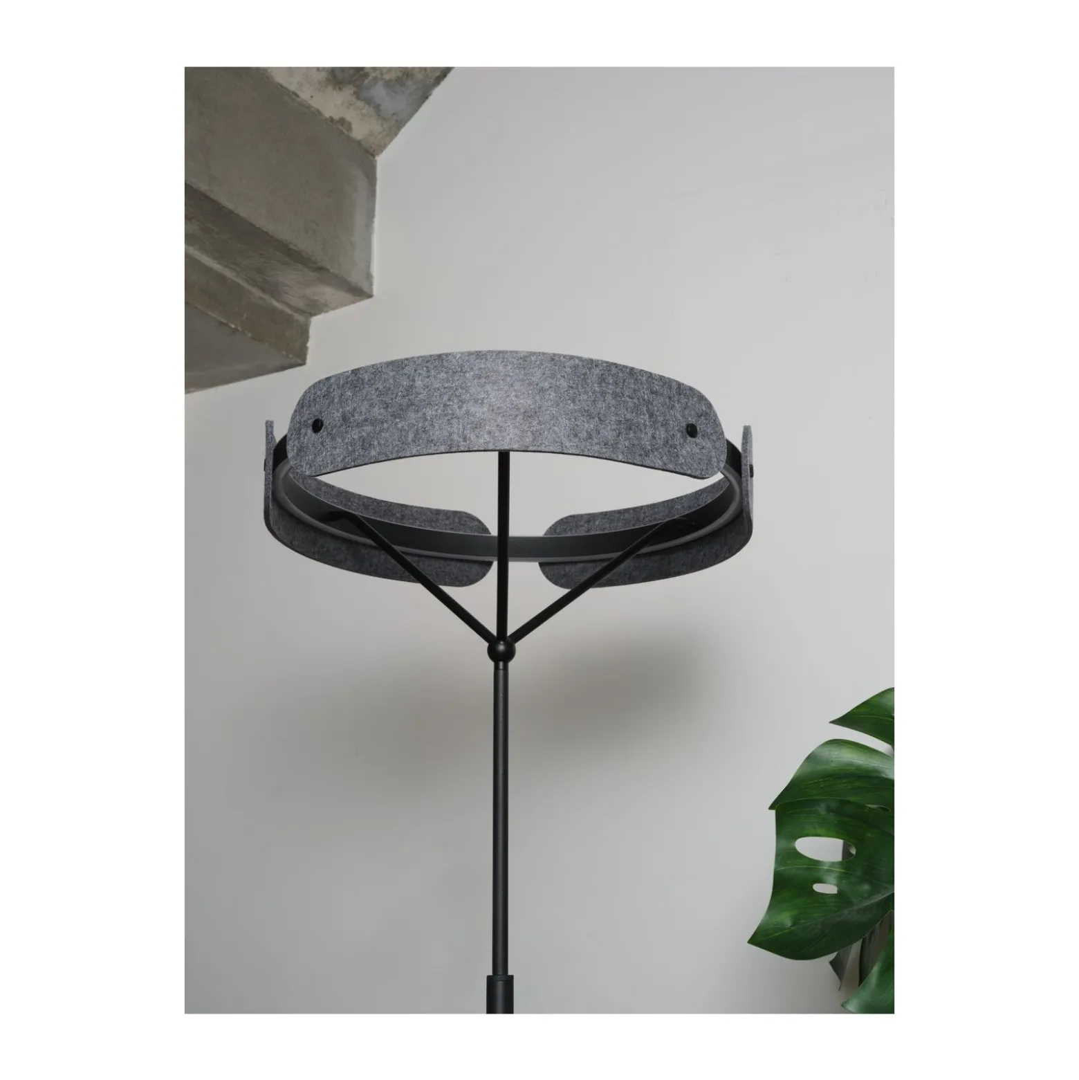 Ledvance Decor Curve Felt Golvlampa Grå 33W 1000lm - 830 Varm Vit | 430mm