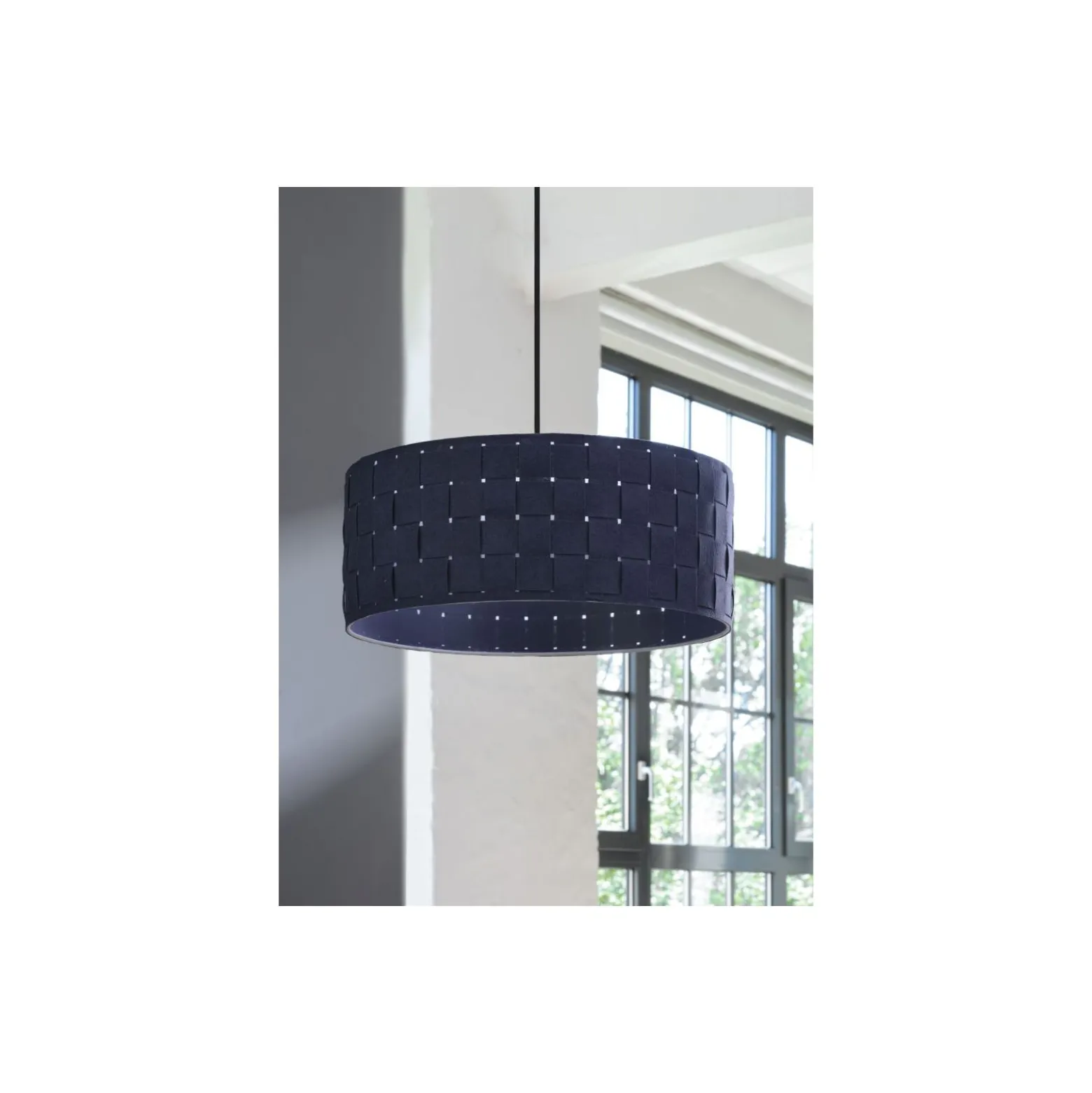 Ledvance Decor Felt Weaving Pendellampa 480 Mörk Grå | Passande för 3X E27