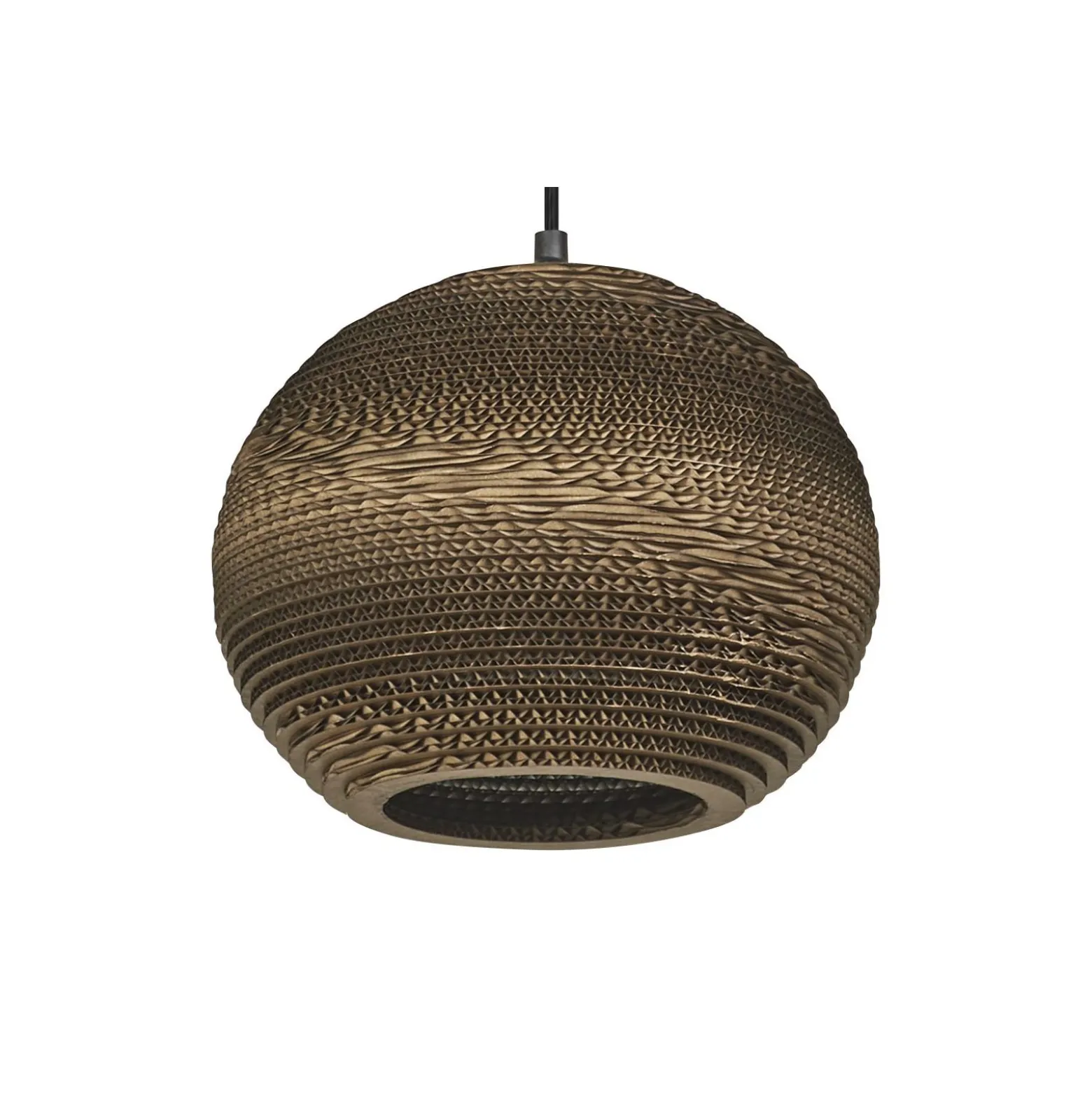 Ledvance Decor Pendellampa Boll Brun | Passande för 1x E27