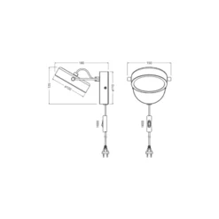 Ledvance Decor Puck Vägglampa Svart 11W 370lm - 930 Varm Vit | Bästa Färgåtergivning