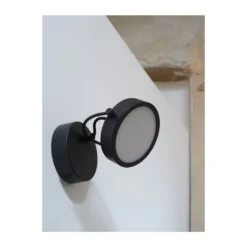 Ledvance Decor Puck Vägglampa Svart 11W 370lm - 930 Varm Vit | Bästa Färgåtergivning