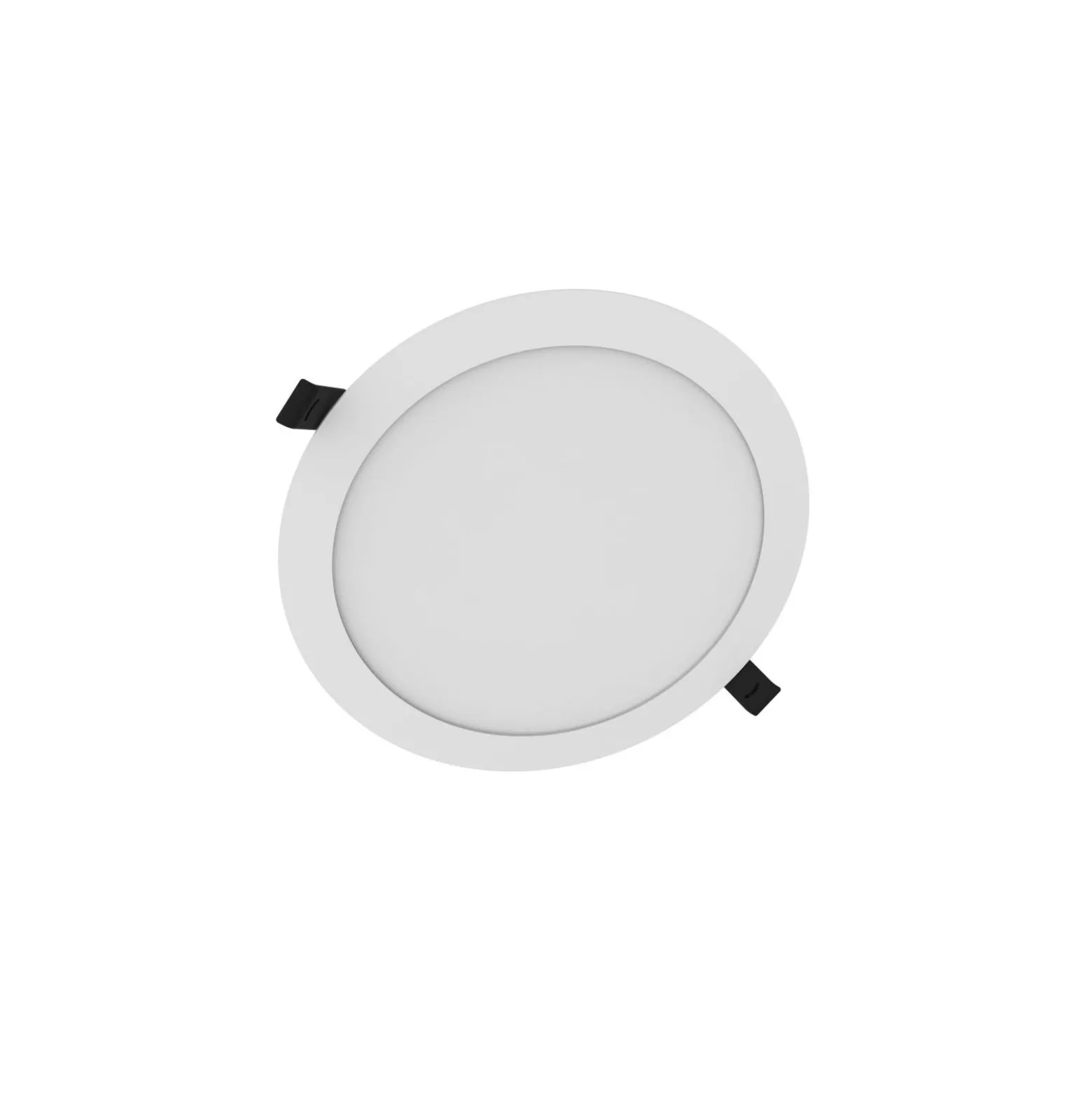 Ledvance Downlight Slim Alu Aluminium Vit 19W 2000lm 90D - 840 Kallvit | Utskärning 205 - IP44 - Dali Dimbar