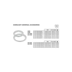 Ledvance Downlight Universal Ring Svart | 300mm