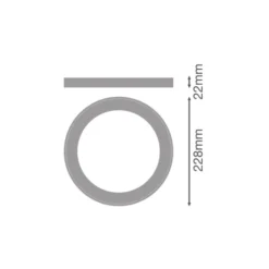 Ledvance Downlight Universal Ring Brun | 200mm