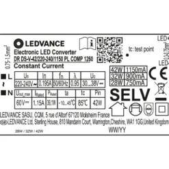 Ledvance Dr Ds-V-42/220-240/1150 Pl Comp
