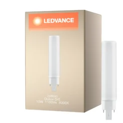 Ledvance Dulux D/E LED 10W - 840 Kallvit | 4-Stift - Ersättare 26W