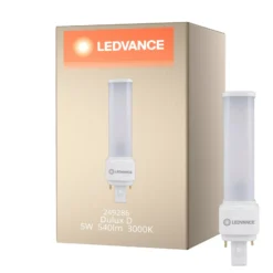 Ledvance DULUX-D LED 5W - 830 Varm Vit | 2-Stift - Ersättare 10W
