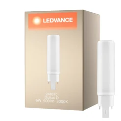 Ledvance Dulux-D LED 6W - 830 Varm Vit | 4-Stift - Ersättare 13W