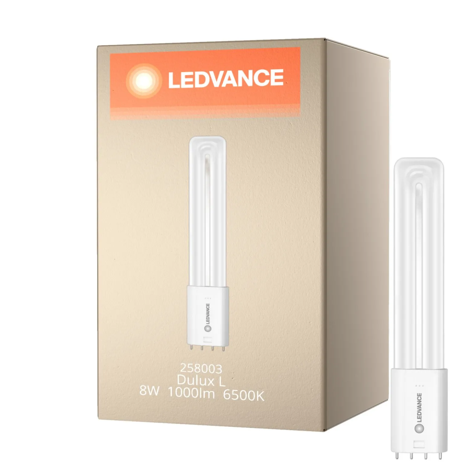 Ledvance DULUX LED L HF & AC Mains Value 8W 1000lm - 865 Dagsljus | Ersättare 18W