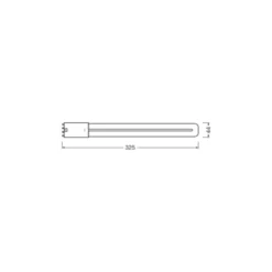 Ledvance Dulux-L LED 12W - 865 Dagsljus | 4-Stift - Ersättare 24W