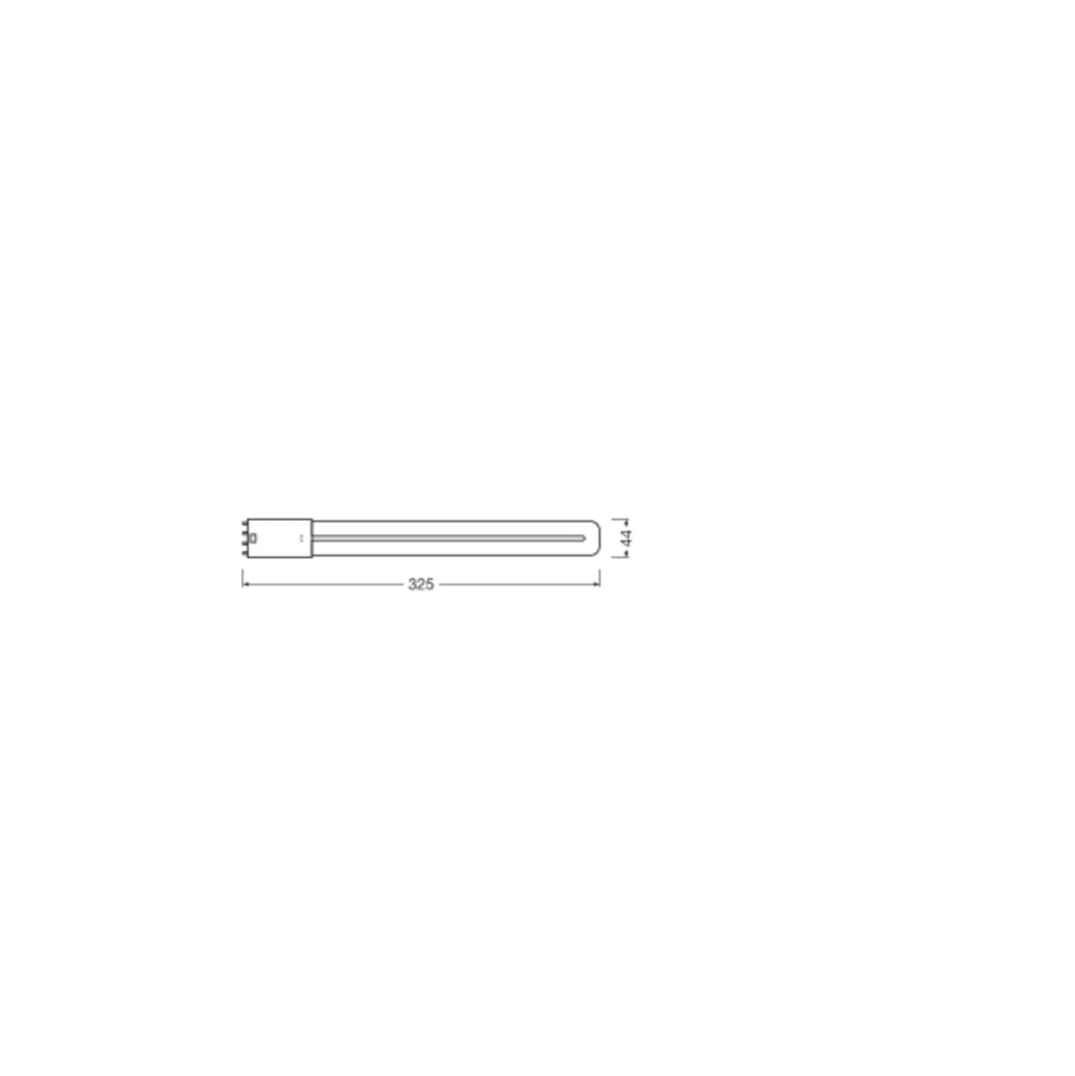 Ledvance Dulux-L LED 12W - 840 Kallvit | 4-Stift - Ersättare 24W
