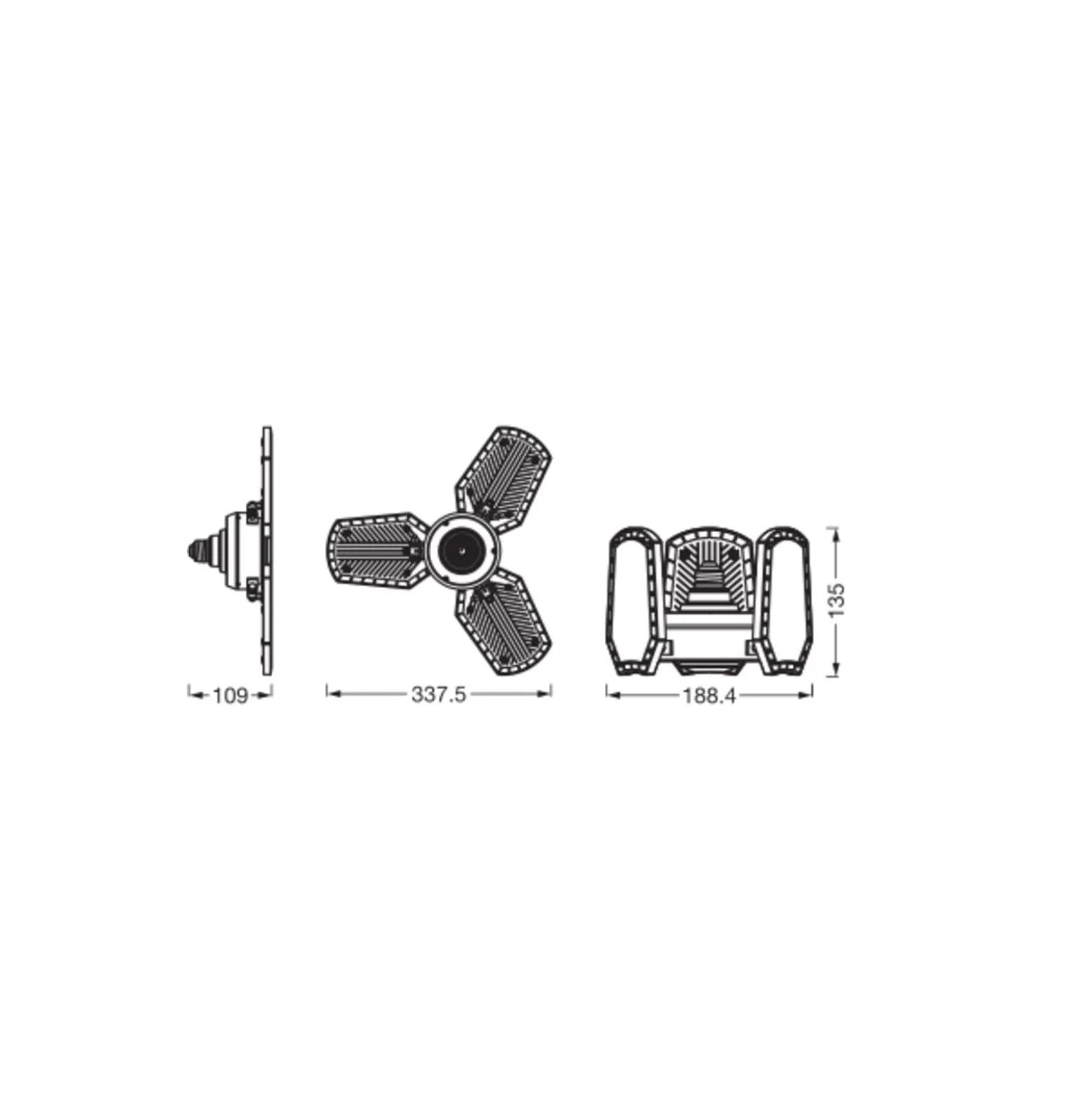 Ledvance Highbay LED E27 Matt 40W 4300lm – 840 Kallvit