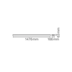 Ledvance LED Allmänbruksarmatur Vattentät 45W 6165lm - 840 Kallvit | 150cm - Dali Dimbar