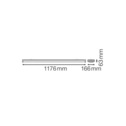 Ledvance LED Allmänbruksarmatur Vattentät 32W 4160lm - 830 Varm Vit | 120cm - Dali Dimbar