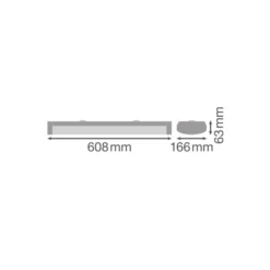 Ledvance LED Allmänbruksarmatur Vattentät 18W 2466lm - 840 Kallvit | 60cm - Dali Dimbar