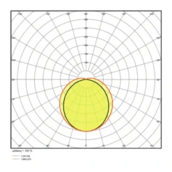 Ledvance LED Allmänbruksarmatur Vattentät Fukttät Value 25W 3000lm - 840 Kallvit | 150cm