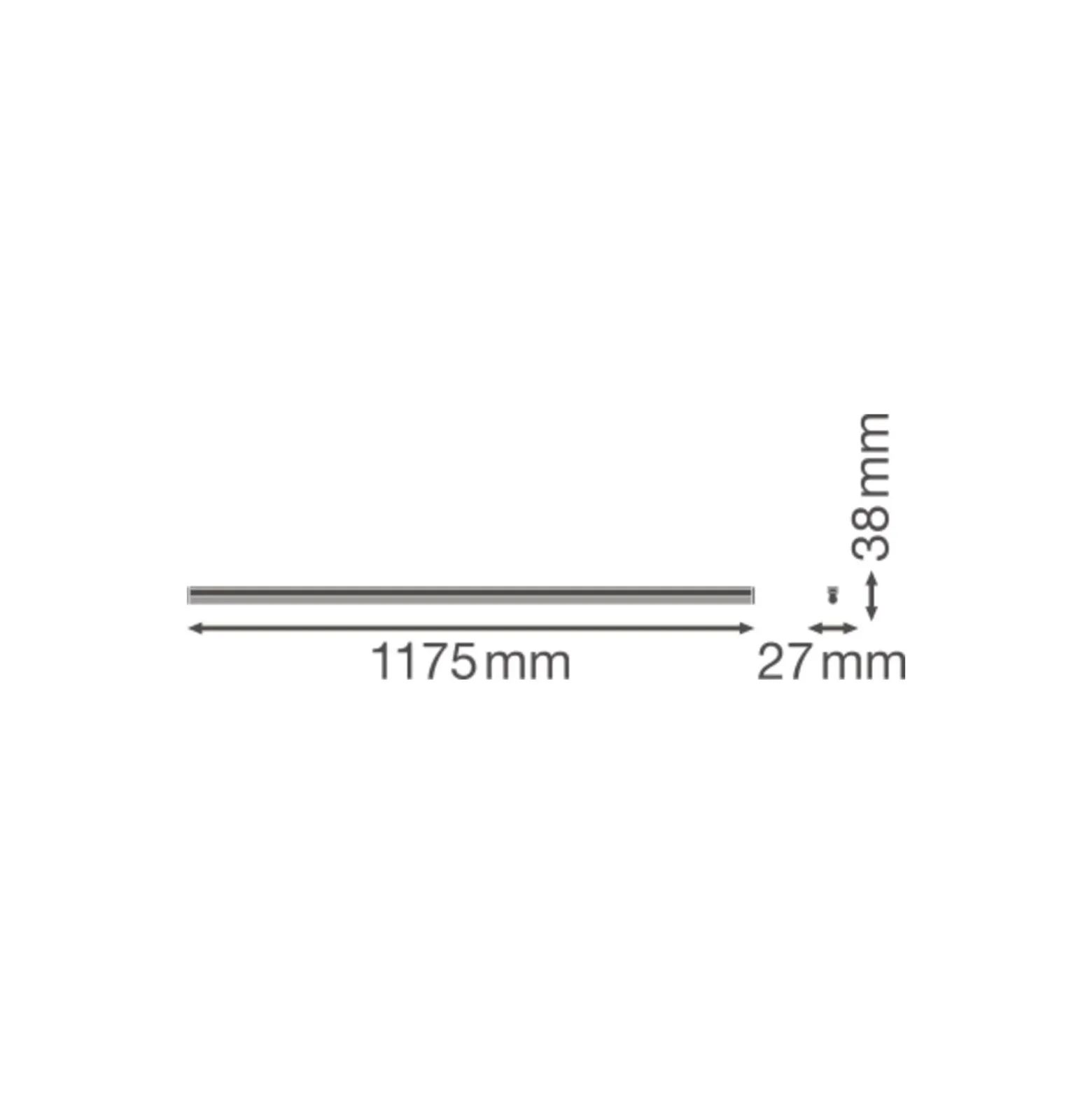 Ledvance LED Allmänbruksarmatur Linear Kompakt 20W 2000lm - 830 Varm Vit | 120cm
