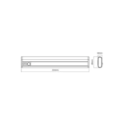 Ledvance LED Allmänbruksarmatur Linear Mobile 2.9W 174lm - 840 Kallvit | 31cm - Rörelse- Och Ljussensor