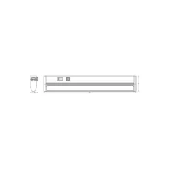 Ledvance LED Allmänbruksarmatur Linear Turn Connect Svart 6W 380lm - 830-840 CCT | 35cm - Push Dimbar