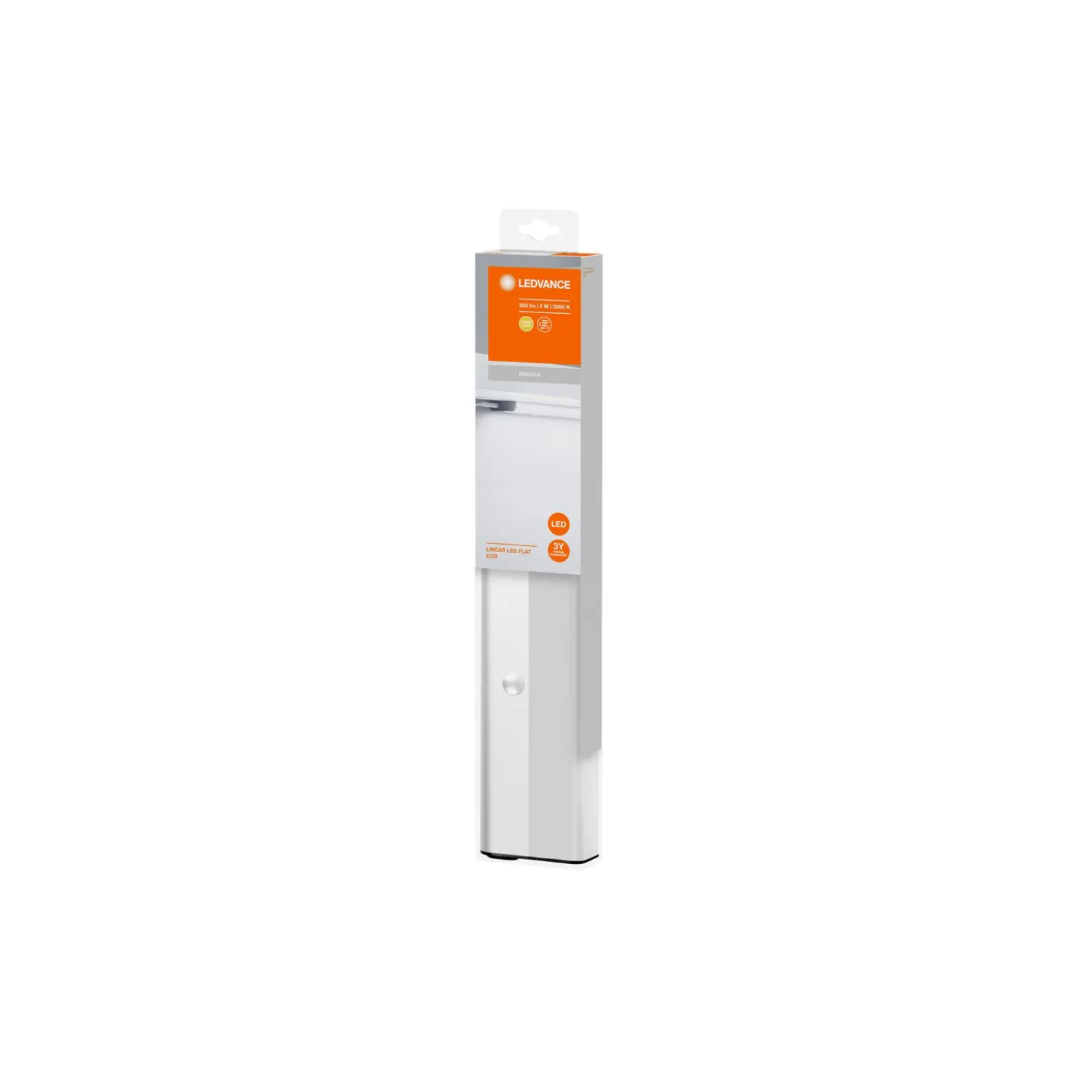 Ledvance LED Allmänbruksarmatur Linear Platt 6W 300lm - 830 Varm Vit | 37cm