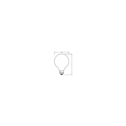 Ledvance LED Classic Globe E27 Matt 7.2W 1521lm - 865 Dagsljus | Ersättare 100W