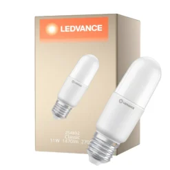 Ledvance LED Classic Stick P LED E27 Tubular Matt 11W 1470lm - 827 Extra Varm Vit | Ersättare 100W