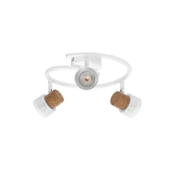 Ledvance LED Decor Spot Cork Stål Spiral Vit 10W 690lm - 827 Extra Varm Vit | Dimbar