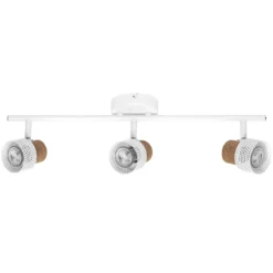 Ledvance LED Decor Spot Cork Stål Vit 10W 690lm - 827 Extra Varm Vit | Dimbar