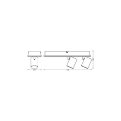 Ledvance LED Decor Spot Mars Svart 29W 985lm - 830 Varm Vit