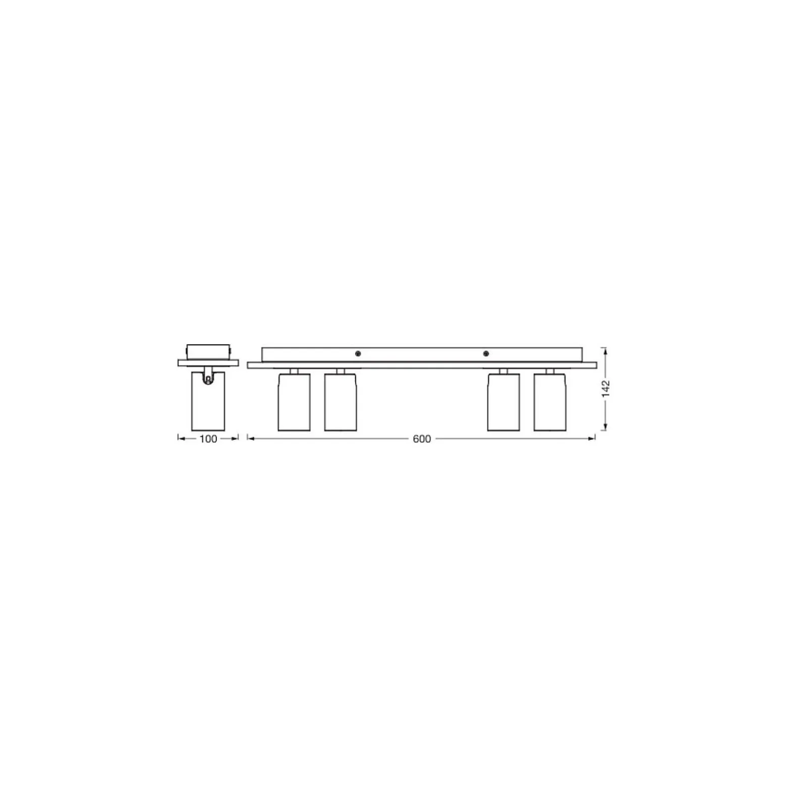 Ledvance LED Decor Spot Mercury Svart 13W 920lm - 927 Extra Varm Vit | Bästa Färgåtergivning