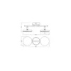 Ledvance LED Decor Spot Moon Stål Svart 10W 560lm - 830 Varm Vit