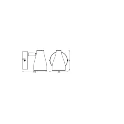 Ledvance LED Decor Spot Plast Svart 4W 210lm - 827 Extra Varm Vit | Dimbar