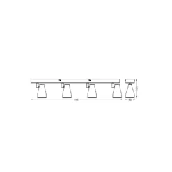 Ledvance LED Decor Spot Plast Vit 17W 840lm - 827 Extra Varm Vit | Dimbar