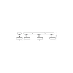 Ledvance LED Decor Spot Pluto Svart 14W 960lm - 830 Varm Vit