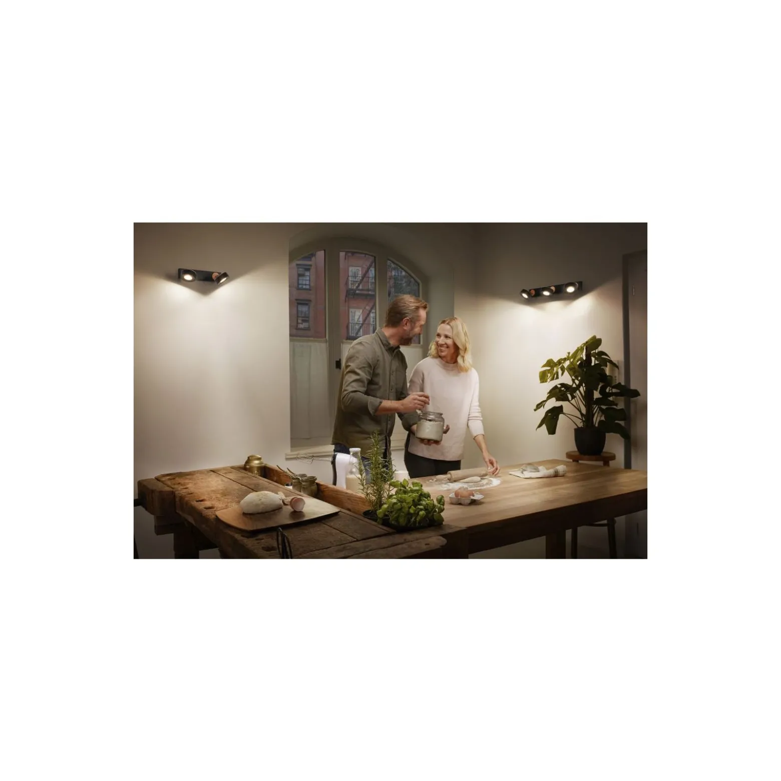 Ledvance LED Decor Spot Pluto Stål Svart 9.6W 615lm - 830 Varm Vit