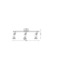 Ledvance LED Decor Spot Stål Svart 10W 690lm - 827 Extra Varm Vit | Dimbar