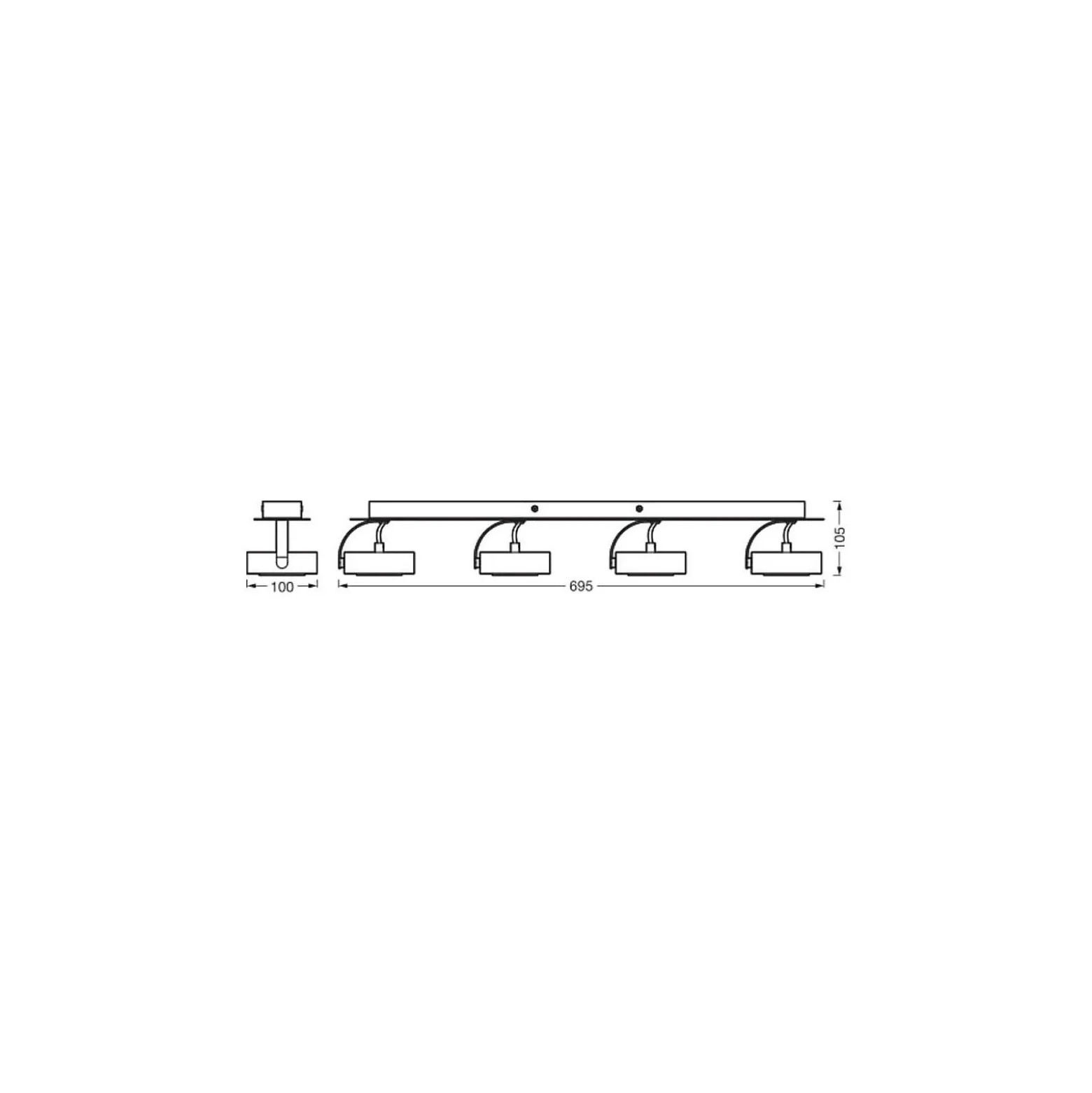 Ledvance LED Decor Spot Venus Vit 21W 910lm - 830 Varm Vit