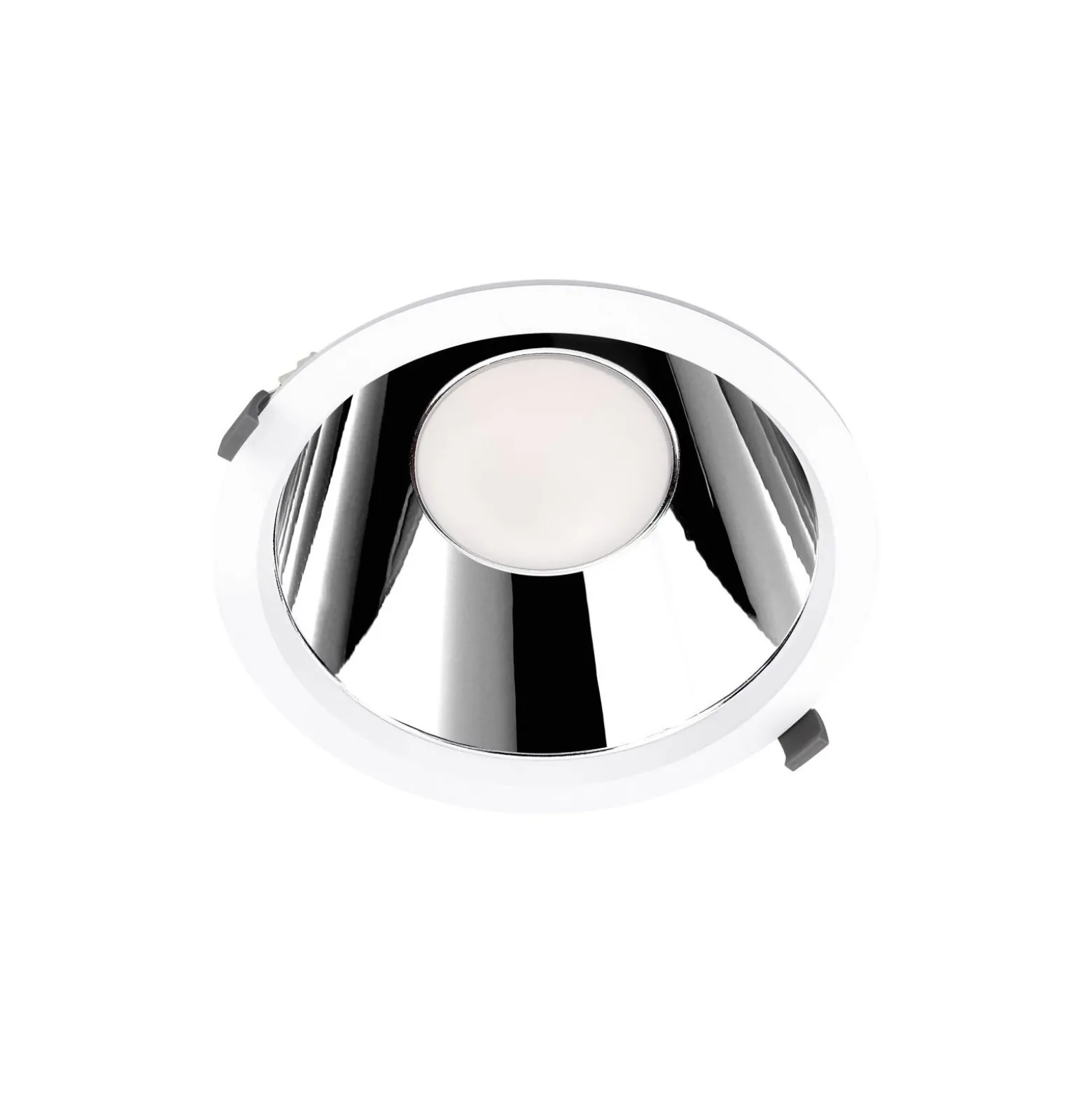 Ledvance LED Downlight Comfort Dali UGR19 Aluminium 42W/36W/30W 5000lm/4200lm/3600lm 100D - 930-940 CCT | Utskärning 250mm - IP44 - Bästa Färgåtergivning - Dali Dimbar