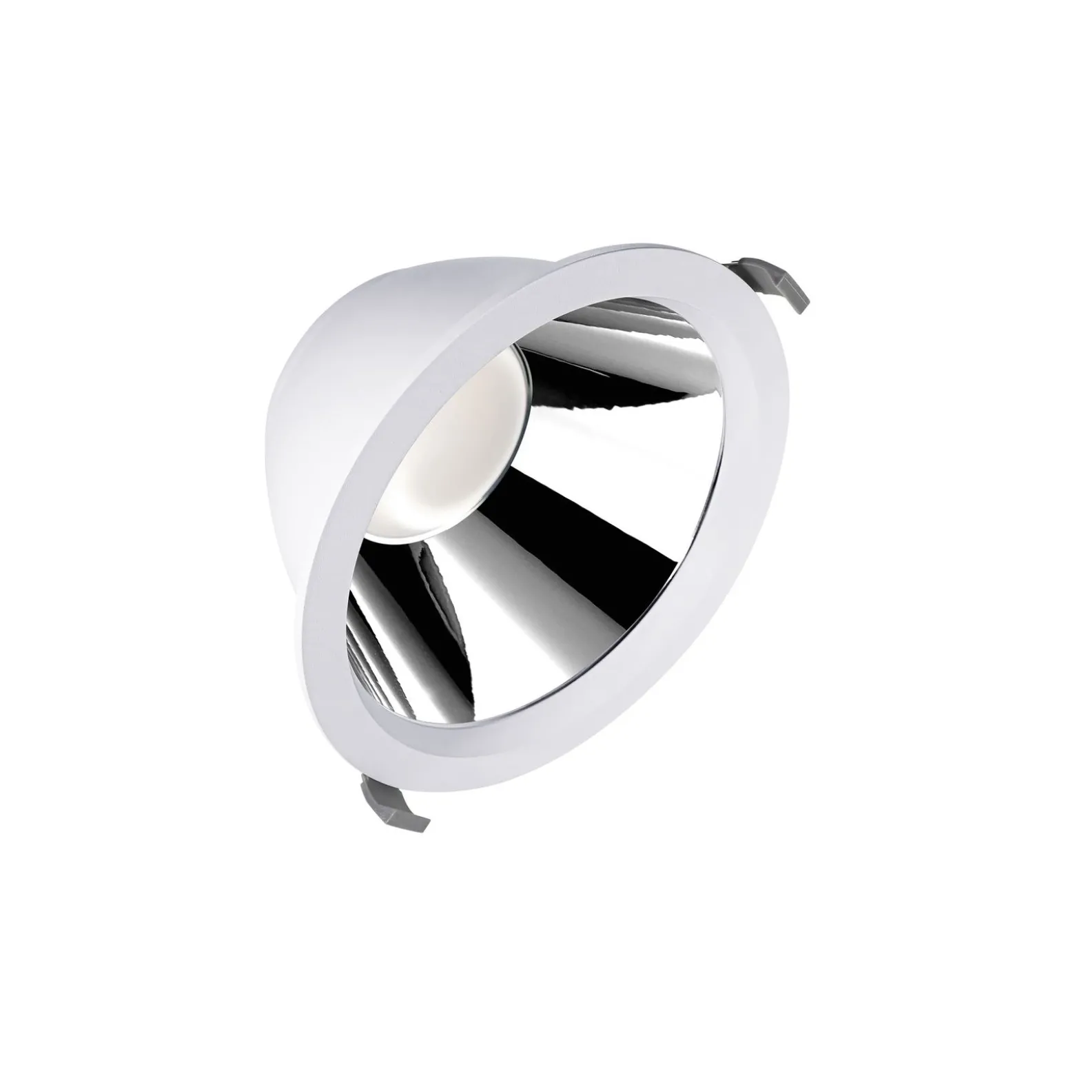 Ledvance LED Downlight Comfort High Efficiency U Aluminium Vit 25W 3625lm 55D - 840 Kallvit | 215mm - Utskärning 200mm