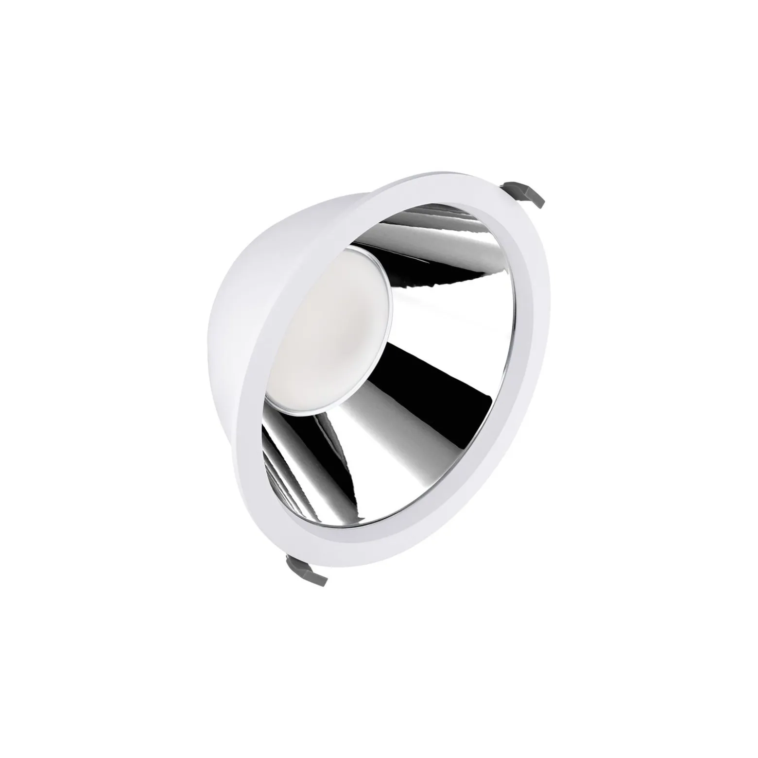 Ledvance LED Downlight Comfort High Efficiency D Aluminium Vit 36W 5200lm 55D - 840 Kallvit | 265mm - Utskärning 250mm - Dali Dimbar