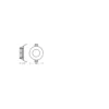 Ledvance LED Downlight Slim Recess Vit 4.5W 240lm 110D - 865 Dagsljus | 85mm - Utskärning 72mm