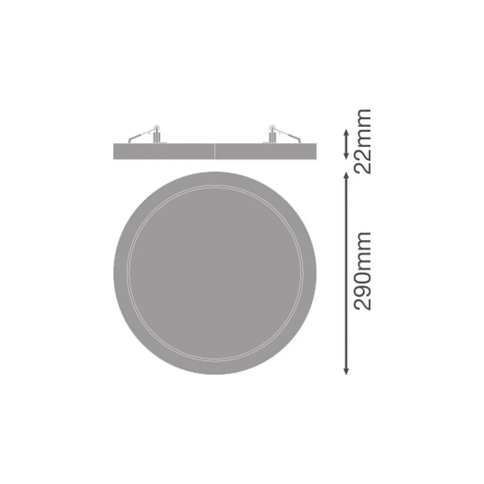 Ledvance LED Downlight Universal Vit 23W 3200lm 110D - 830-840 CCT | Utskärning 65-260mm - IP44