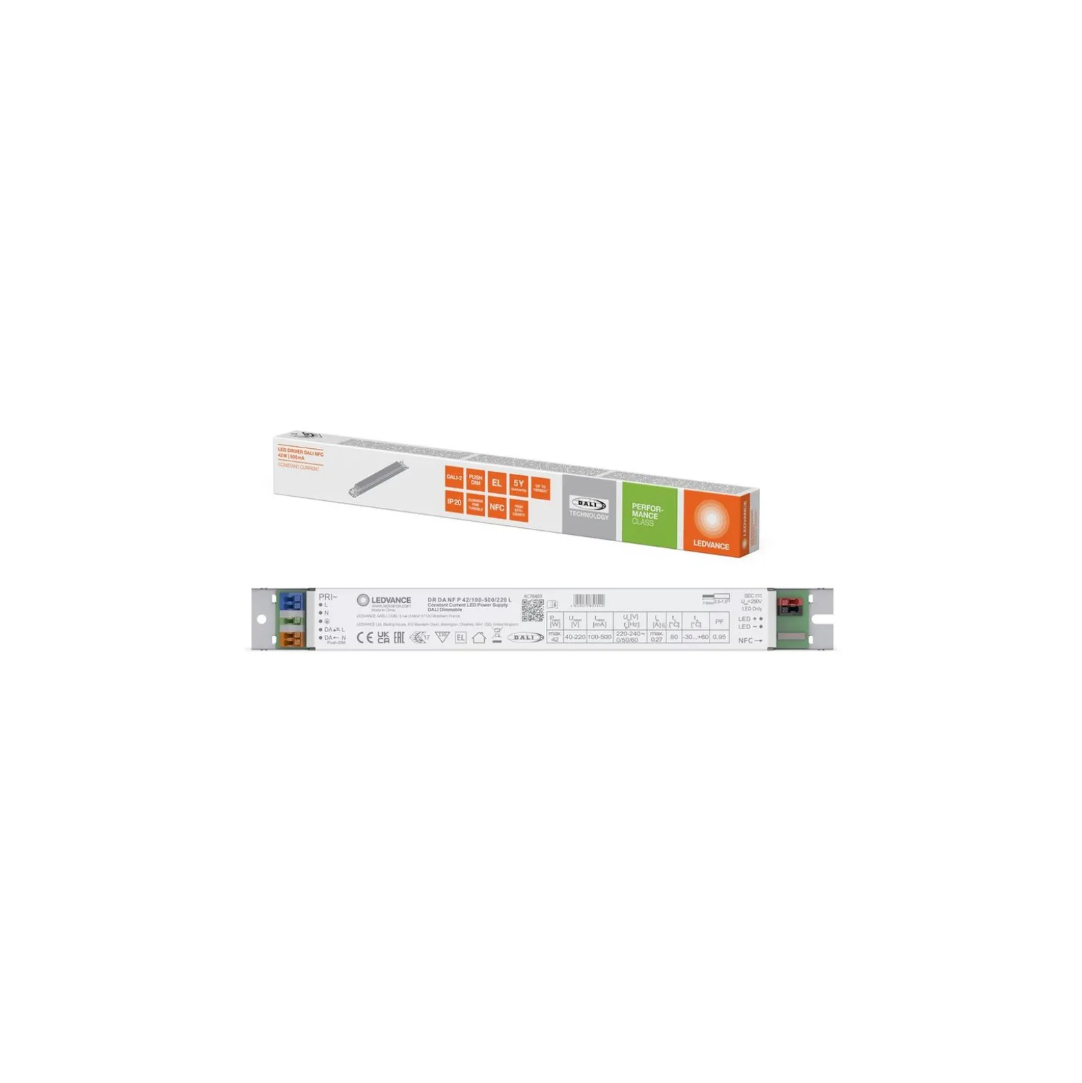Ledvance LED Drivdon Dali NFC Performance 42/100-500/220 L