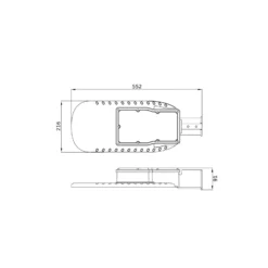 Ledvance LED gatubelysning Eco Area 120W 15600lm - 840 Kallvit | IP66