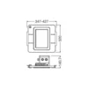 Ledvance LED Gatubelysning Urban Villa Retrofit 40W 5200lm 140D - 730 Varm Vit | IP66 - Dali Dimbar - Symmetrisk